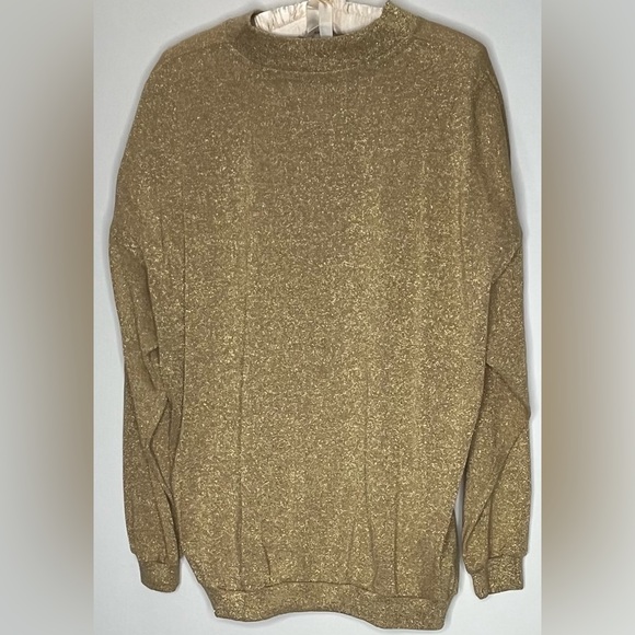 Bob Mackie Gold Glitter Track Suit - Picture 4 of 5